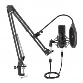 Kit De Microphone A Condensateur Et Bras De Suspension MIC500