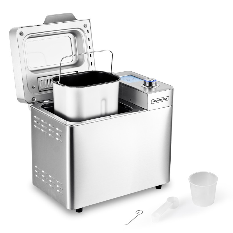 MACHINE A PAIN INOX 25 PROGRAMMES D'UNE CAPACITÉ DE 900G SMART I DE  KITCHENCOOK