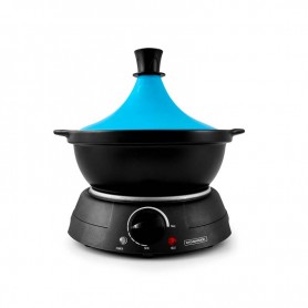 Tajine électrique avec pot en terre cuite 3L K-JINE bleu Kitchencook