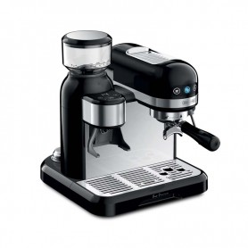 Machine à café avec broyeur et pompe ULKA BIG VENICE noire Kitchencook