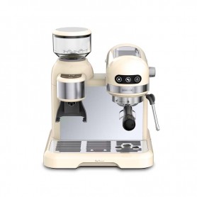Machine à café avec broyeur et pompe ULKA BIG VENICE crème Kitchencook