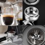 Machine à café avec broyeur et pompe ULKA BIG VENICE crème Kitchencook