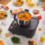 Robot cuiseur connecté 1200 recettes CUISIOXTCONNECT noir Kitchencook