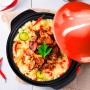 Tajine électrique avec pot en terre cuite KJINE_3 rouge Kitchencook
