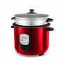 Cuiseur à riz de 1,8 L rouge avec panier vapeur JAPAN X RED de Kitchencook