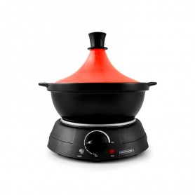 Tajine électrique avec pot en terre cuite KJINE_3 rouge Kitchencook