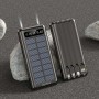 Batterie externe solaire avec câbles intégrés SOLARHUB BLACK 10 de la marque Vortex