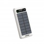 Batterie externe solaire avec câbles intégrés SOLARHUB WHITE 10 de Vortex