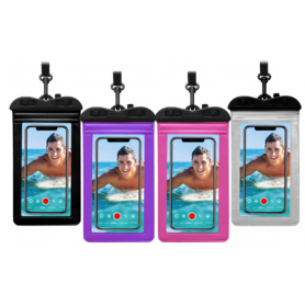 4 Housses de Téléphone avec Cordon WATERPROOF WATERPHONE de PULLMAN