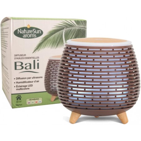 DIFFUSEUR D'HUILES ESSENTIELLES BALI MARRON - NATUR'SUN AROMS