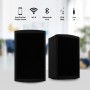 Pack de 2 Enceintes Wifi BLuetooth Multiroom noires MR50 BLACK x2 de Blaupunkt