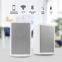 Pack de 2 Enceintes Wifi BLuetooth Multiroom blanches MR50 WHITE x2 de Blaupunkt