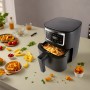 Friteuse Sans Huile de 4L noire avec 8 programmes AIRMED4 BLACK de Kitchencook