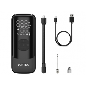 COMPRESSEUR À AIR ET CHARGEUR PORTATIF LAMPE TORCHE AIR SAVER VORTEX