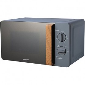 Micro ondes 20L jord gris bois SCMWN20SMG Schneider