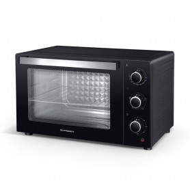 Four électrique posable 45L chaleur tournante noir SCEO2345CTB Schneider