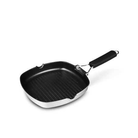 Grill carré 24 cm fonte d’aluminium GRILL24_TFI Kitchencook