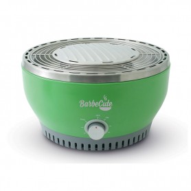 BARBECUE NOMADE A CHARBON CUISSON SAINE BARBECUTE VERT