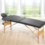 Table de massage pliante avec accessoires et housse TDM102 noir Yoghi