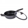 SAUTEUSE 28 CM EN FONTE D'ALUMINIUM AVEC COUVERCLE EN SILICONE SYCAMORE ST28TFI DE KITCHENCOOK