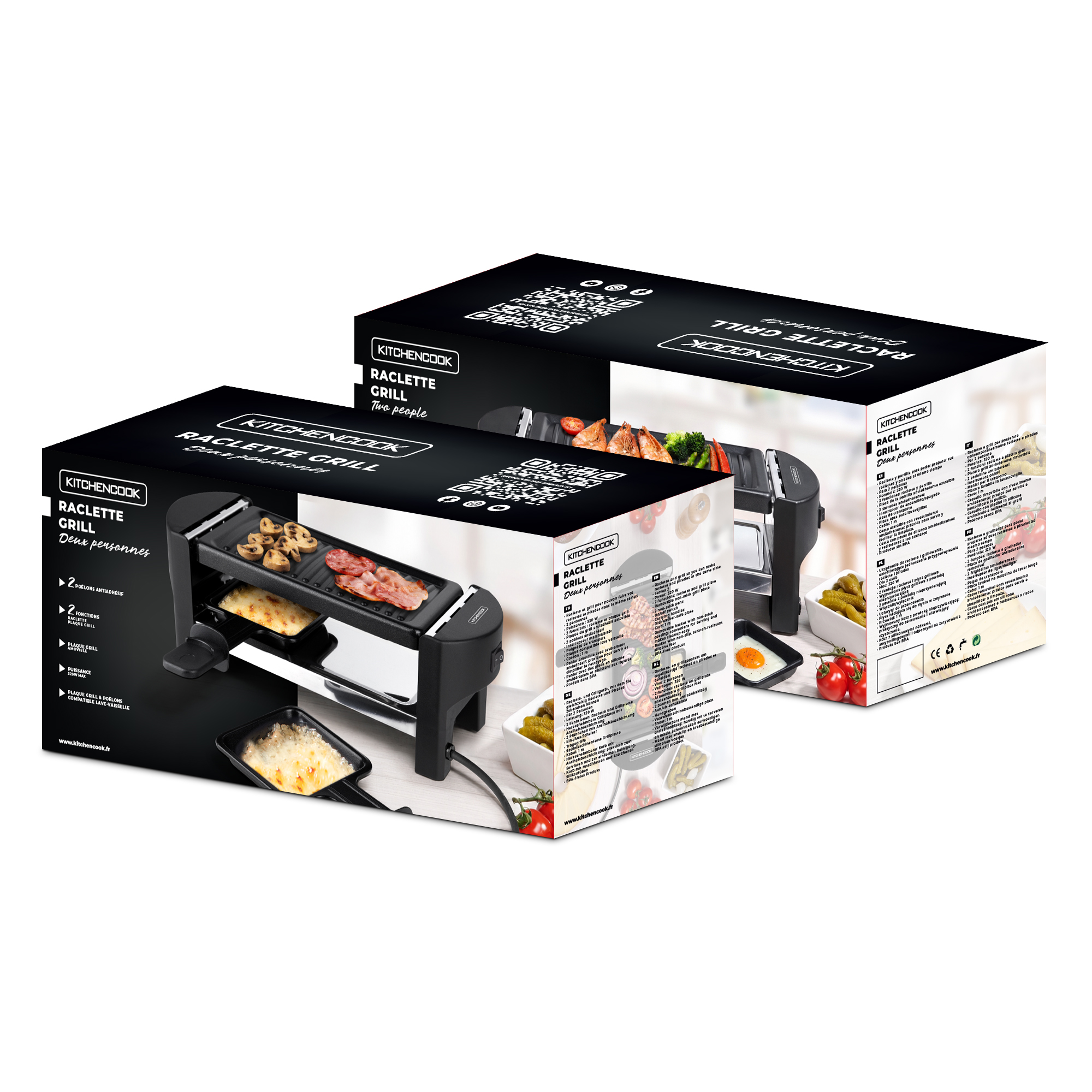 Raclette Grill' 2 personnes RC RIGI2 - miniature 6 - Zenkaa